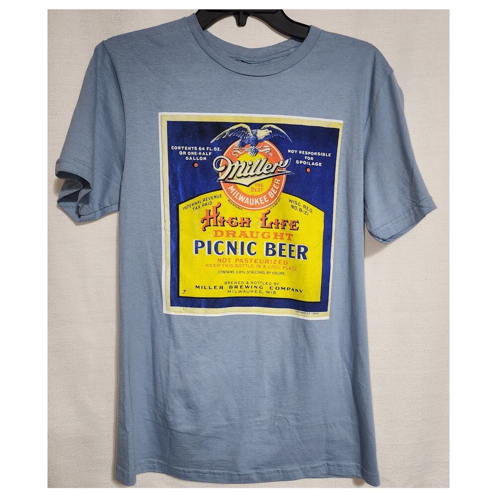 Miller high life small shirt men's